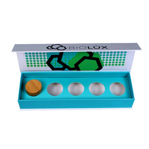 Stylish Cosmetic Packaging Box Magetic Gift Box fit For Essential Oils Cosmetics Jar Jam Honey Bottle
