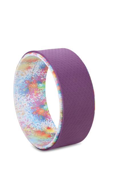 Colourful PC Alloy Yoga Wheel Sweat Resistant High Flexibility Closed Cell TPE Surface