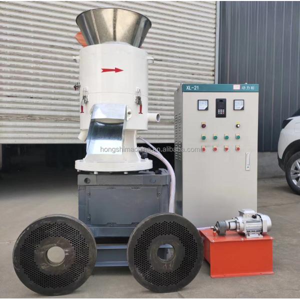 Flat Die Wood Sawdust Biomass Pellet Machine Production Line High Quality