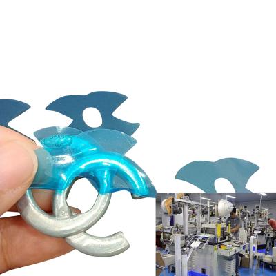 Película protectora azul PET PE para accesorios de hardware de acero inoxidable