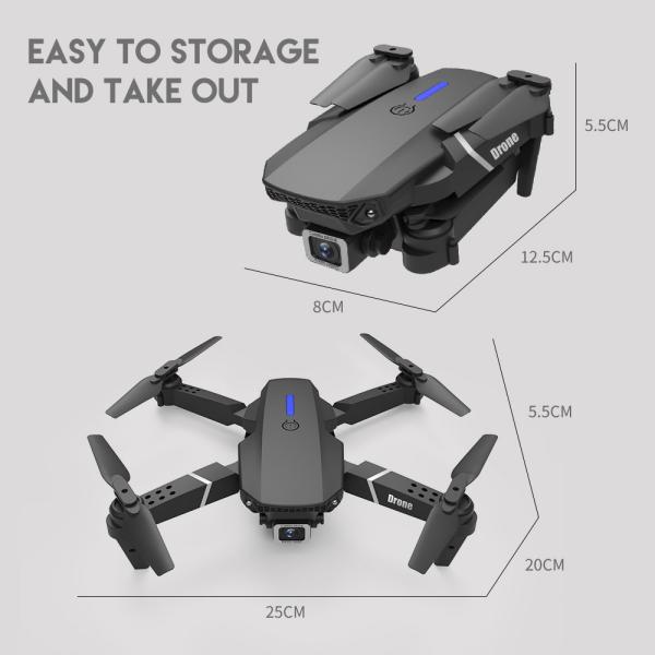 2024 Original Factory Drone E88 Pro Professional Foldable Accessories Drones with 4k Camera Beginner Drones