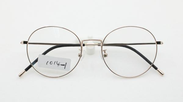 Classic Round Retro Clear Lens Glasses Non-Prescription Metal Eyeglasses  for Men Women Super Lightweight Metal Frames