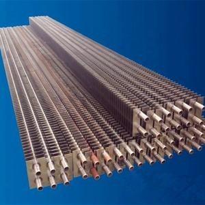 A213 soldou os tubos de aleta