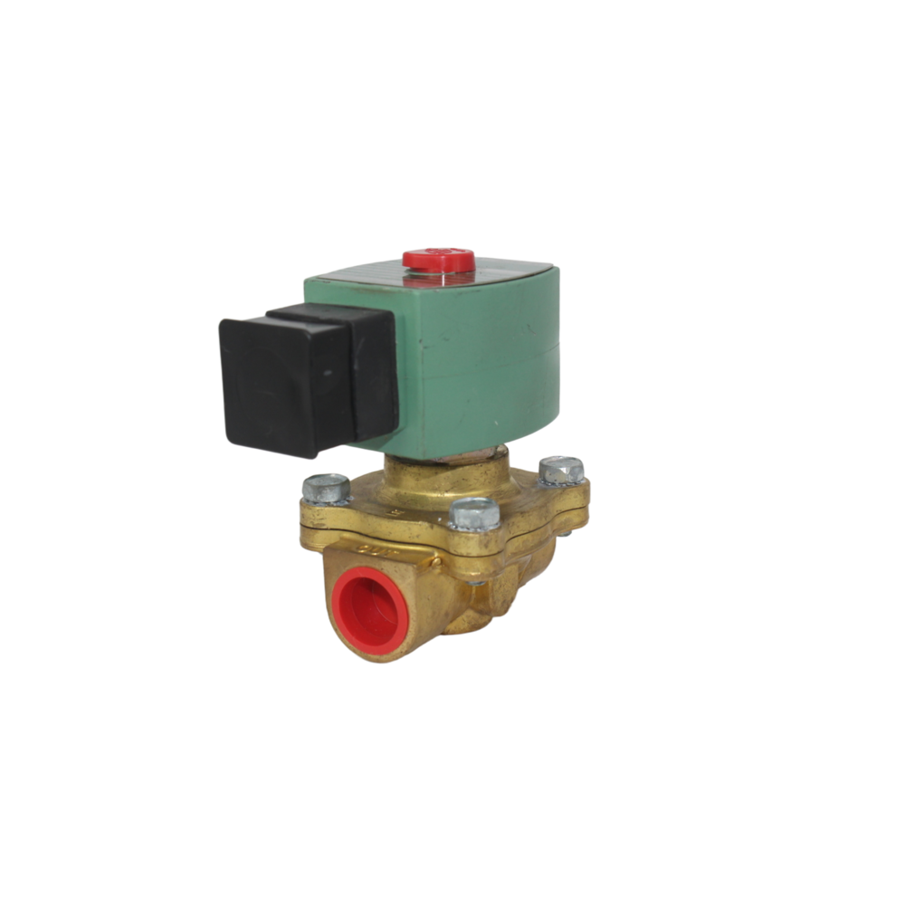 ASCO SCE210C094 Solenoid Valve 1/2 Inch Port 2/2 Way Water Fluid Control Valve Brass Body Industrial Pipeline Valve for Water Gas Oil Medium