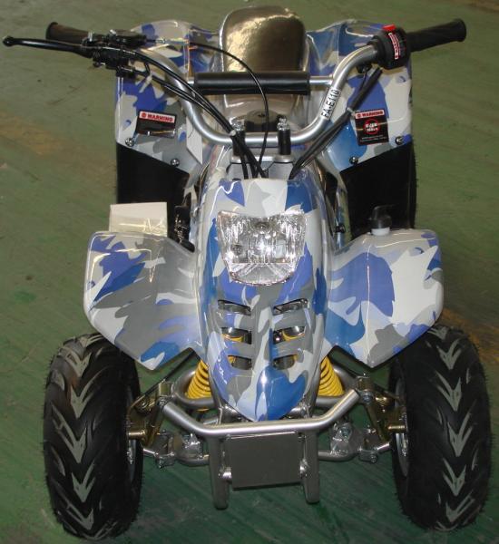 Yamaha 110cc Four Wheeled Motorcycles ATV , Single Tank 4 Wheels Motorcycle