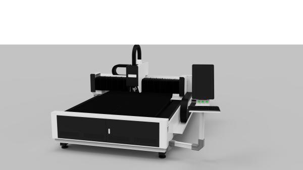 Coupeuse laser CNC à fibres métalliques pour tôle d'acier inoxydable