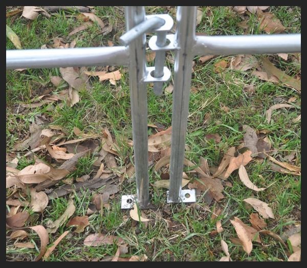 3 Rails Hot Dip Galvanized Horse Holding Yard Panel 2000 X 1350mm