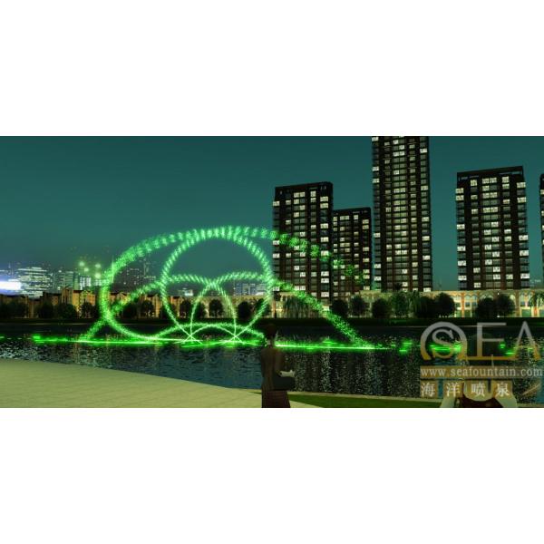 2D 3D Nozzle Digital Swing Fountain Музыкальный фонтан Танцующий фонтан воды