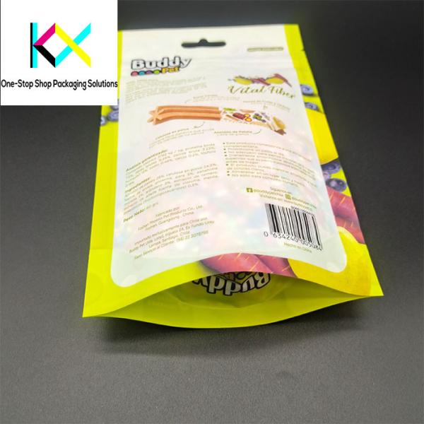 130um Thickness Stand up Pouch with Digital Printing for Pet Food Packaging Bags
