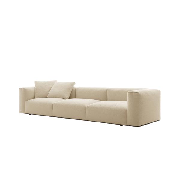 NEXTOP Hotel Room Fabric Leather 3 People Sofa Customised Luxury Hotel Furniture