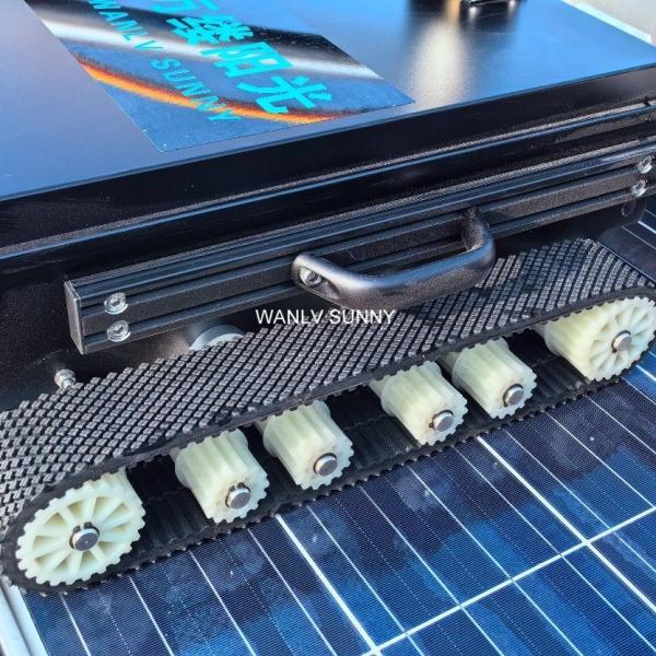 Water Pipe and Battery Equipped Solar Panel Cleaning Robot with 24V Operating Voltage