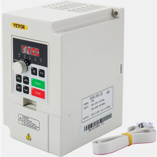 VEVOR 3KW 4HP 220V Variable Frequency Drive Inverter Converter 1 To 3 Phase VFD