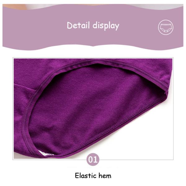 Хлопка талии нижнего белья женщин XL-4XL сводки высокого женские жирные плюс трусы шнурка размера для Средн-достигших возраста женщин