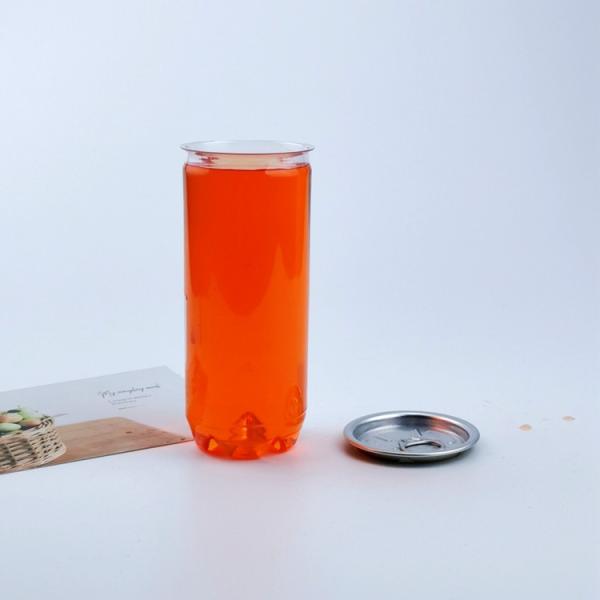202# 52MM Neck Pet Coffee Cup 250ml Pet Juice Bottle Eco Friendly