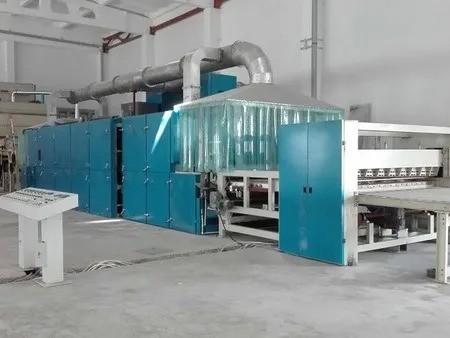 Adjustable teflon fiberglass belt hot air thermal bonding oven with air and water cooling functionalities