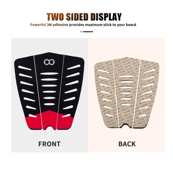 Soft Marine Grade EVA Surfboard Traction Pads in Custom Pantone Color for Maximum Grip
