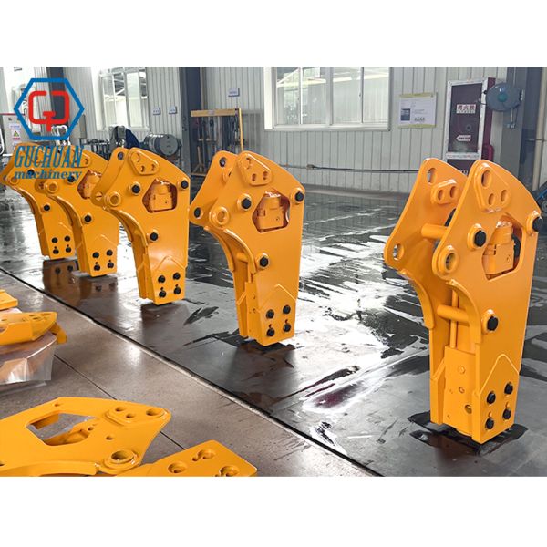 MSB MS250 Side Type Hydraulic Breaker | Banana Rock Hammer for 6-9 Ton Excavator