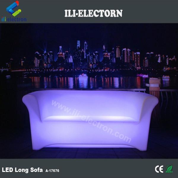 Rechargeable Light Up LED Furniture Sofa Chair For KTV Nightclub Bar