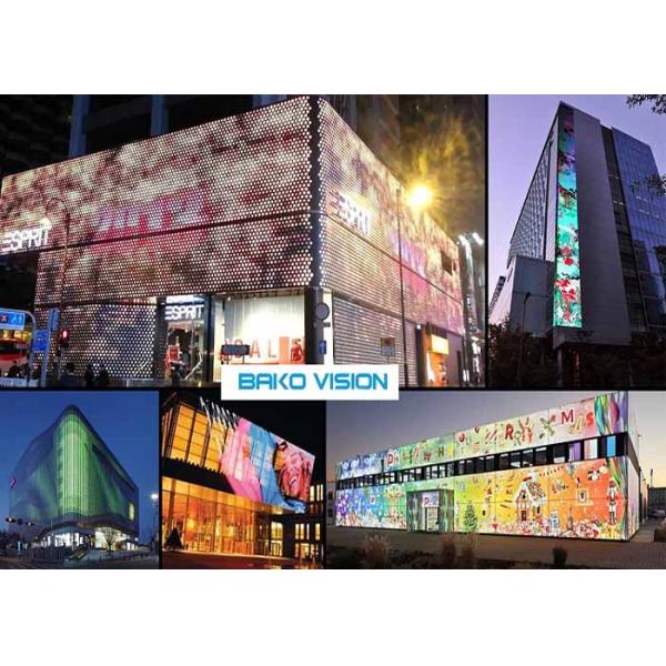 Transparent LED Display Advertising Screen Glass Wall See Through LED Video Wall for Stage Performance