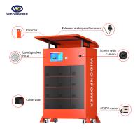 Station d'échange de batteries de stérilisation par ozone UV Jusqu'à 312 échanges par jour Solution de paiement par carte de débit 99,99% de stérilisation