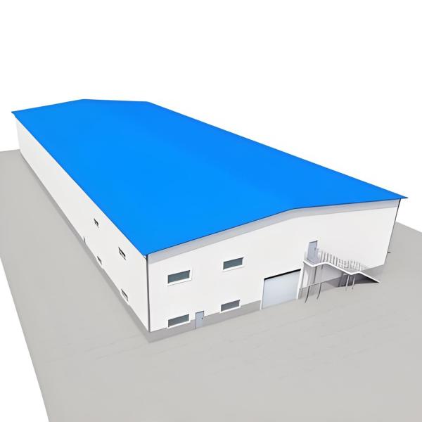 Instalação rápida de estrutura de aço Armazém pré-fabricado Edifícios de oficina de metal ODM