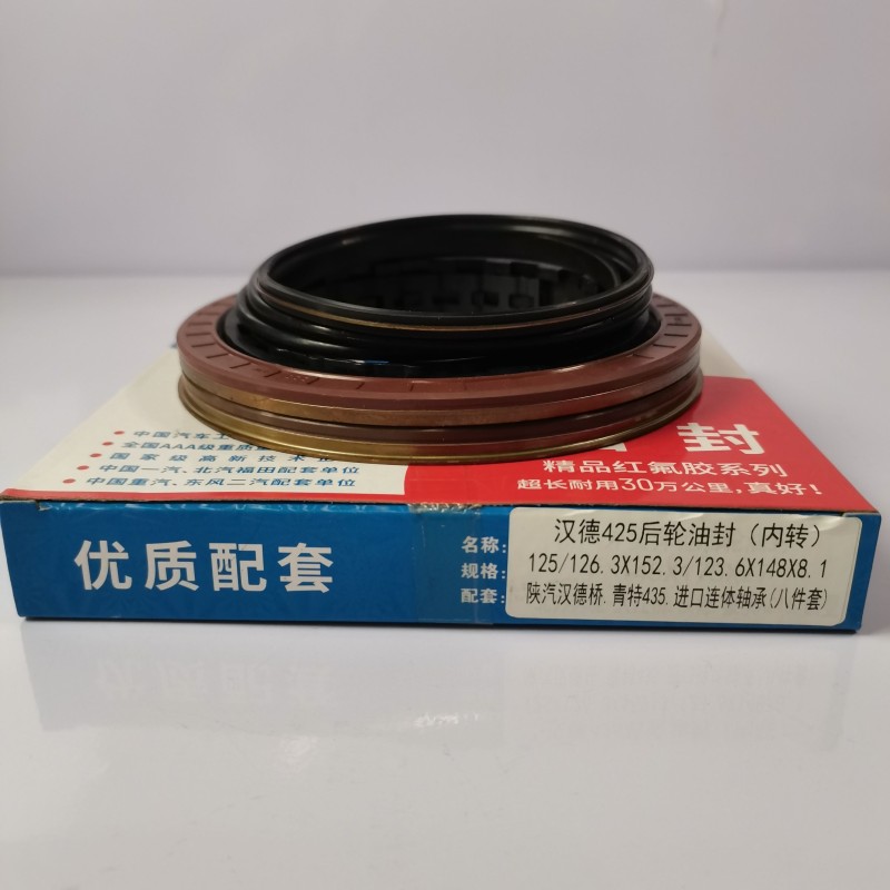 Manufacturer Wholesale Original Parts FAW Truck 125/126.3*152.3/123.6*148*8.1 Rear Wheel Oil Seal Eight-piece Set