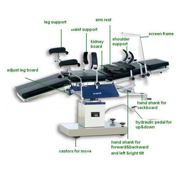 Manual Operation Theatre Bed Hydraulic surgery Operating Room Tables ALS-OT004m