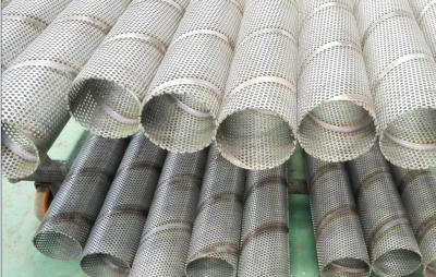 spiral welded 304 perforated filter elements stainless steel air center core filter frames
