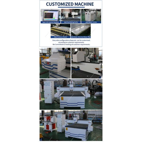 3200x1700x960mm Single Spindle PM1325 3D CNC Router Machine for Wood Cutting Engraving