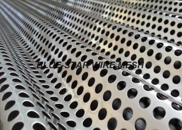 Anti - Static Corrugated Perforated Metal Sheet Sound Barrier Dust And Sunshine Proof Screen Mesh