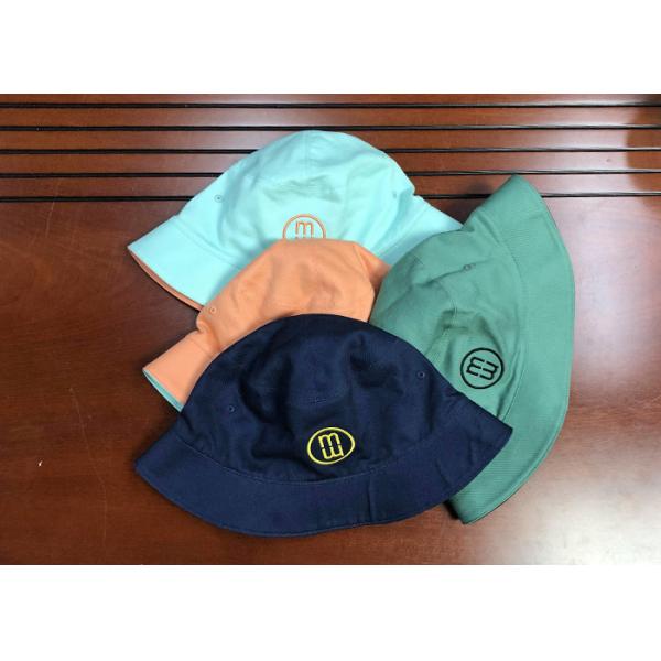 Popular customized colors 100% cotton twill flat embroidery logo bucket hats caps