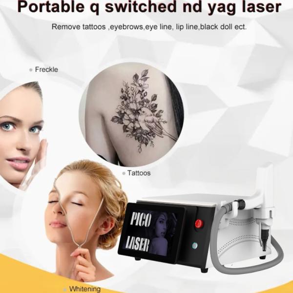 755 1064 532nm ND YAG Laser Tattoo Pigment Removal Device with Professional Pigment Remover Technology and Carbon Peeling