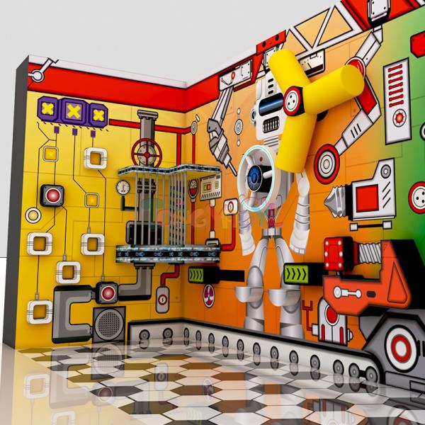 Children Play Equipment Indoor Commercial Indoor Fun Climbing Wall For Active Kids
