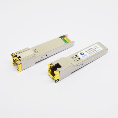 O cobre RJ-45 100m de 10/100/1000BASE-T SFP personalizou o módulo ótico do transceptor
