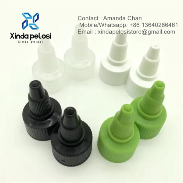 Logotipo personalizado Torcer Top Cap Para Solventes Óleos Tinta de tinta Espremedor de garrafa para venda