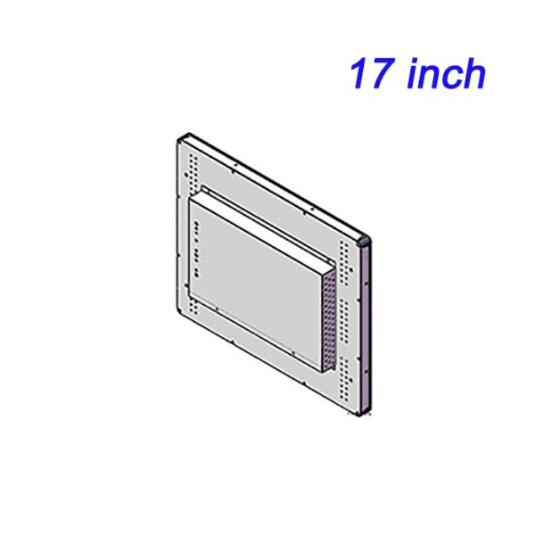 17 Inch Wall Mounted WiFi Linux Industrial Touchscreen Monitor PC for Airport Shopping Mall Use