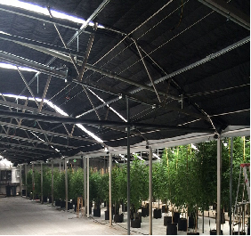 Commercial Film Curtain Fabric Blackout Greenhouse For Sensitive Plants