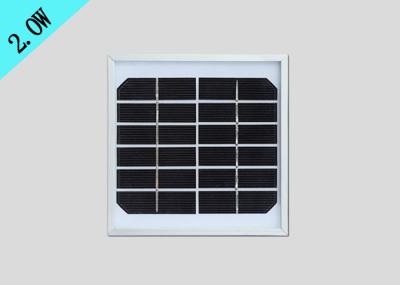 Aluminum Frame Mini Solar Panel 2 Watt Solar Panel With Glass Lamination