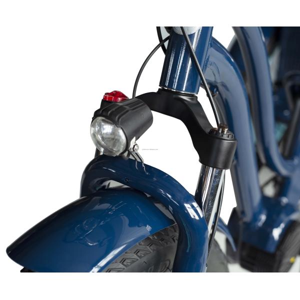Front Hub Motor Electric Rickshaw with 48V 750W 17AH Lithium Battery and Big Fat Tire