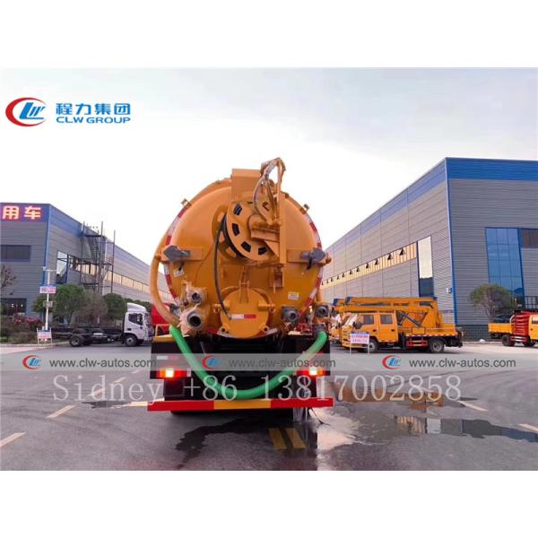 15000 литров Dongfeng Kinland 6x4 вакуумируют высокую тележку чистки давления