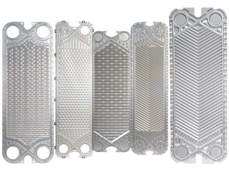 Rubber Pad And Plate For Heat Exchanger 300mm*130mm 2.4-4.5mm Ripper Depth