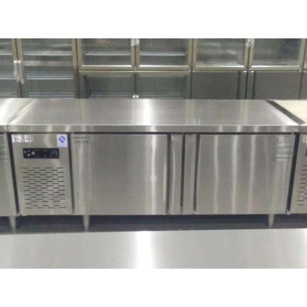 1.5m 1.8m Stainless Steel Pizza Table R134A 1800x800x800mm