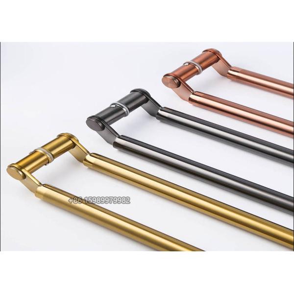 Mirror Effect Stainless Steel Glass Door Handle 500mm Length