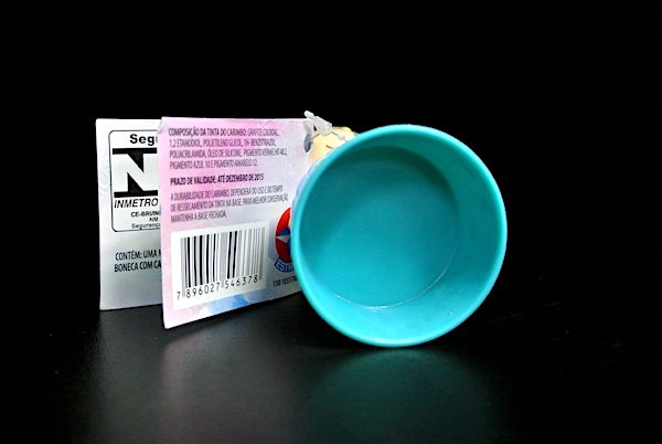 Frozen Princess Plastic Toy Figures With Disney Logo Blue / Pink Color