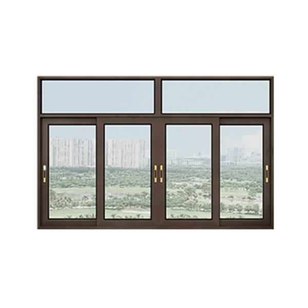 Chinese Top Hardware Aluminum Bus Window with Sliding Opening Pattern and Tempered Glass