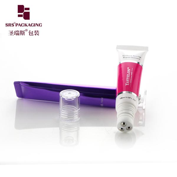 Cosmetic Empty 3 Stainless Roller Ball Tube Squeeze D19mm for Eye Cream