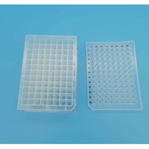 Transparent Deep Well Pcr Plates 96 Well Square Well Sharp Bottomed Sterilization