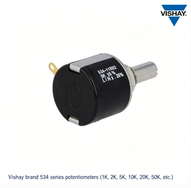 Imported Vishay Precision Wire-wound Potentiometer 534B1502JC Multi-turn Adjustable 1K-50K 500V