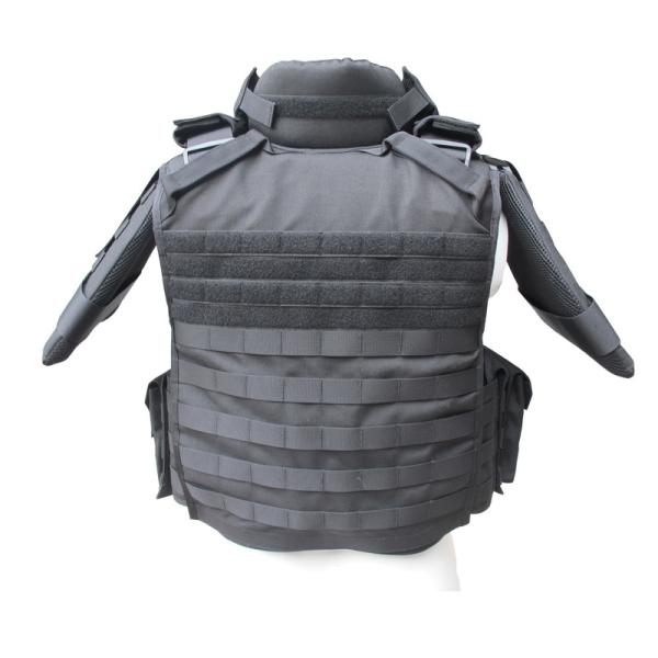 Outdoor Full Coverage Black 1000D Nylon Molle Camo Plate Carrier Combat Chalecos Tactical Vest Armor Vest