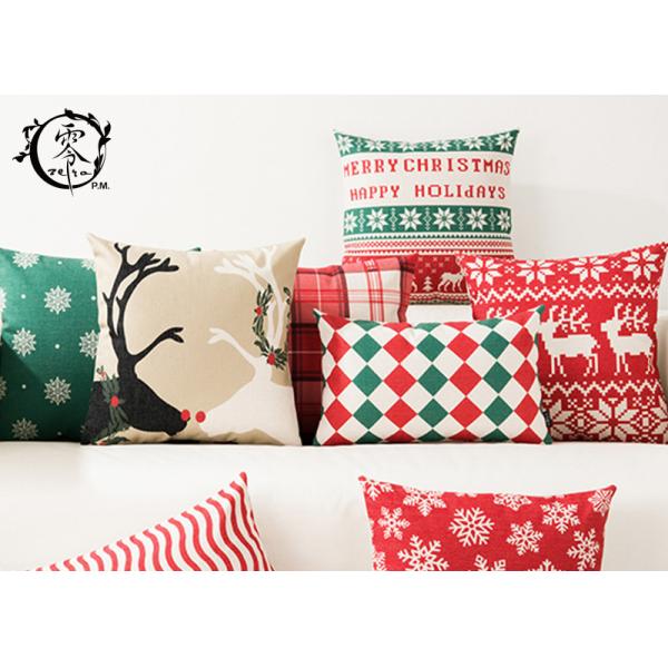 Christmas Decor Santa Claus Pillows Christmas Decorative Throw Pillow Case Sofa Home